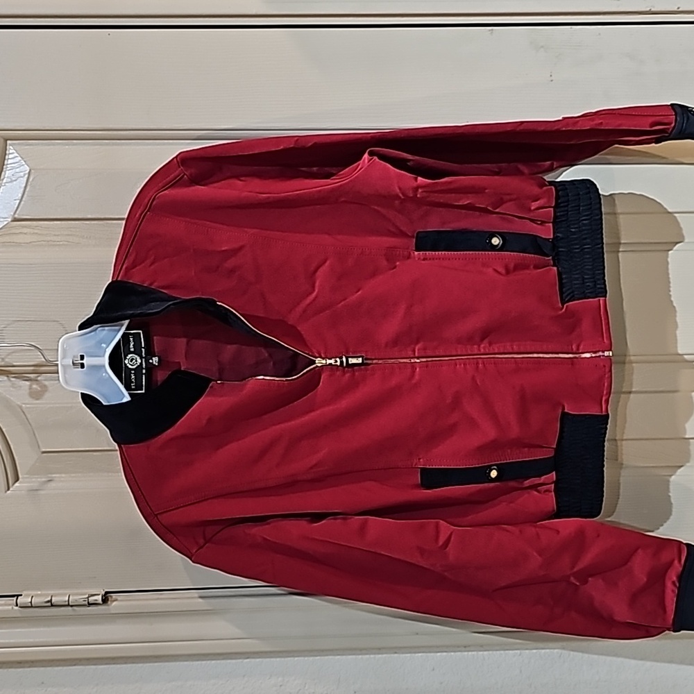St John Sport Vintage bomber cropped jacket size S